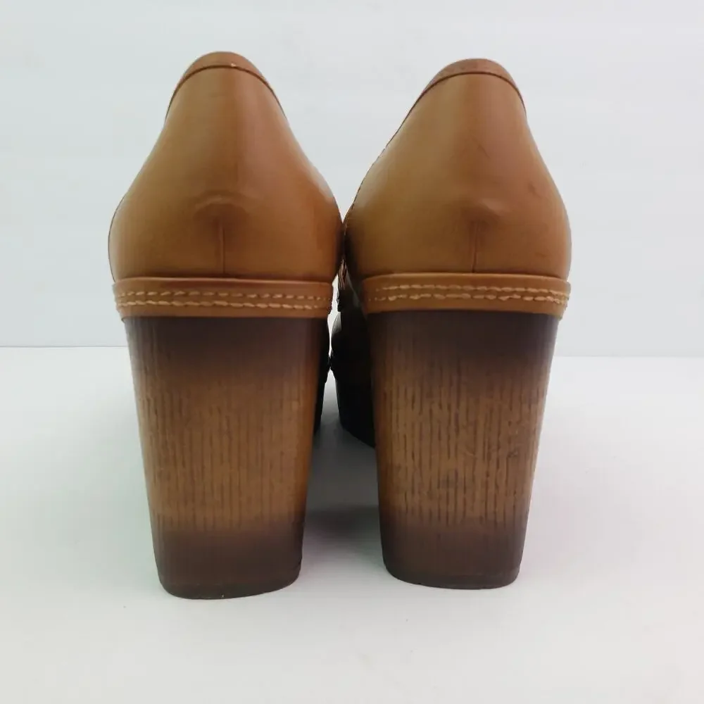 Korks Womens Size 9.5 Brown Slip On Dress 4